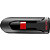 SanDisk Clé USB 2.0 Cruzer Glide - 64 Go - Noir/Rouge - 1