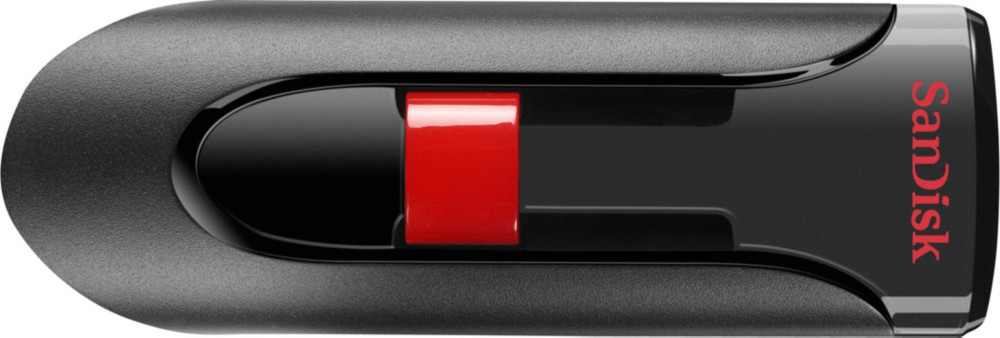 SanDisk Clé USB 2.0 Cruzer Glide - 64 Go - Noir/Rouge