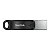 SanDisk Clé USB 3.0 Ixpand Go 64 GB avec connecteur Lightning - Argent/Noir - 1