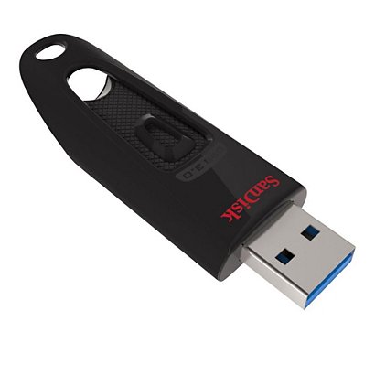SANDISK Clé USB 3.0 Ultra 64 Go, noir