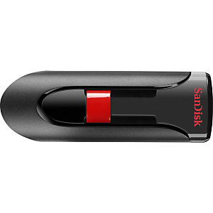 SANDISK Cruzer® Glide 2.0 32 GB USB-stick, zilver/rood