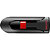 SANDISK Cruzer® Glide 64 GB USB 2.0-stick, zilver/rood - 1