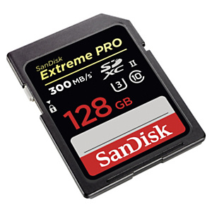 Sandisk Extreme PRO, 128 GB, 128 GB, SDXC, Clase 10, UHS-II, Negro SDSDXPK-128G-GN4IN Sandisk Extreme PRO, 128 GB, 128 GB, SDXC, Clase 10, UHS-II, Negro SDSDXPK-128G-GN4IN