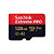 SanDisk Extreme PRO, 128 Go, MicroSDXC, Classe 10, UHS-I, 200 Mo/s, 90 Mo/s SDSQXCD-128G-GN6MA - 1