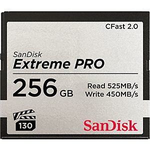 Sandisk Extreme Pro, 256 GB, CFast 2.0, 525 MB/s, 450 MB/s, Negro, Plata SDCFSP-256G-G46D Sandisk Extreme Pro, 256 GB, CFast 2.0, 525 MB/s, 450 MB/s, Negro, Plata SDCFSP-256G-G46D