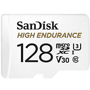 SanDisk High Endurance, 128 Go, MicroSDXC, Classe 10, UHS-I, 100 Mo/s, 40 Mo/s SDSQQNR-128G-GN6IA