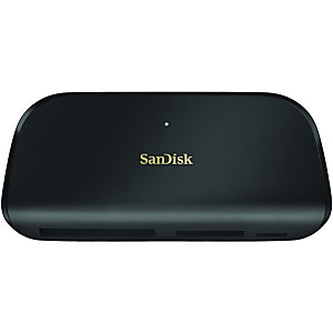 SanDisk ImageMate PRO USB-C, CF, MicroSD (TransFlash), MicroSDHC, MicroSDXC, SD, SDHC, SDXC, Noir, 312 Mbit/s, Windows, MacOS, USB 3.2 Gen 1 (3.1 Gen
