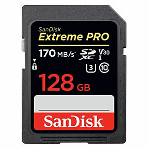SANDISK, Memory card, Extreme pro sdxc card 128gb, SDSDXXY128GGN4I