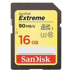 Sandisk, Memory card, Secure digital extreme hc card 16gb, SDSDXNE016GGNCI Sandisk, Memory card, Secure digital extreme hc card 16gb, SDSDXNE016GGNCI