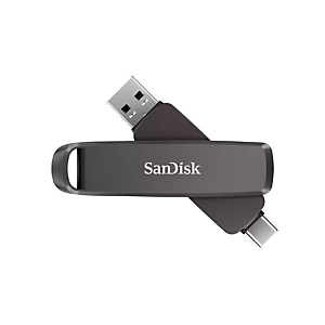 Sandisk SDDDE1-1T00-G46, 1 TB, USB Type-C/USB Type-A, 3.2 Gen 2 (3.1 Gen 2), 1000 MB/s, Girar, Negro Sandisk SDDDE1-1T00-G46, 1 TB, USB Type-C/USB Type-A, 3.2 Gen 2 (3.1 Gen 2), 1000 MB/s, Girar, Negro