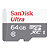 SanDisk SDSQUNR-064G-GN3MN, 64 Go, MicroSDXC, Classe 10, Class 1 (U1), Gris, Blanc - 1