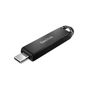 SanDisk Ultra, 32 Go, USB Type-C, 3.2 Gen 1 (3.1 Gen 1), 150 Mo/s, Slide, Noir SDCZ460-032G-G46