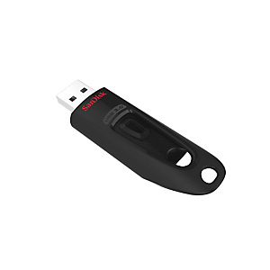 Sandisk Ultra, 512 GB, USB tipo A, 3.2 Gen 1 (3.1 Gen 1), 100 MB/s, Deslizar, Negro SDCZ48-512G-G46