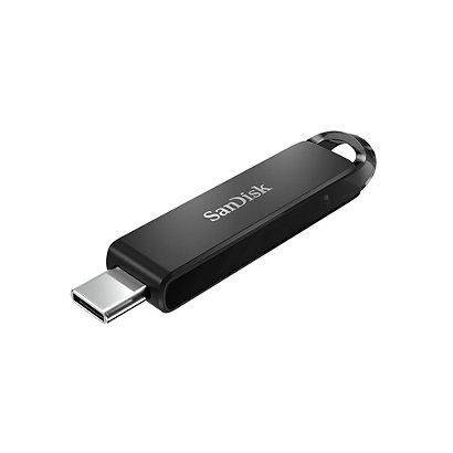 SanDisk Ultra, 64 Go, USB Type-C, 3.2 Gen 1 (3.1 Gen 1), 150 Mo/s, Slide, Noir SDCZ460-064G-G46 - 1