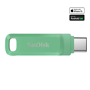 Sandisk Ultra Dual Drive Go, 512 GB, USB Tipo C, 3.2 Gen 1 (3.1 Gen 1), 400 MB/s, Girar, Verde SDDDC3-512G-G46AG Sandisk Ultra Dual Drive Go, 512 GB, USB Tipo C, 3.2 Gen 1 (3.1 Gen 1), 400 MB/s, Girar, Verde SDDDC3-512G-G46AG