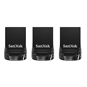 Sandisk Ultra Fit, 32 GB, USB tipo A, 3.2 Gen 1 (3.1 Gen 1), 130 MB/s, Sin tapa, Negro SDCZ430-032G-G46T