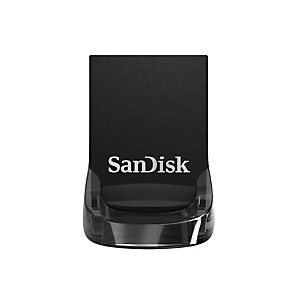 Sandisk Ultra Fit, 512 GB, USB tipo A, 3.2 Gen 1 (3.1 Gen 1), 130 MB/s, Sin tapa, Negro SDCZ430-512G-G46