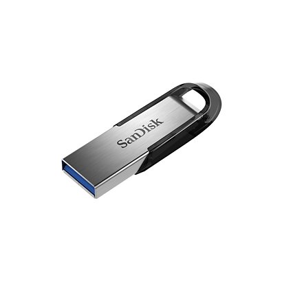 SanDisk Ultra Flair, Unidad flash USB-A 3.0, 256 GB, plateado y negro - 1