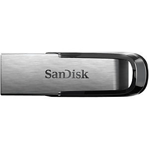 SanDisk Ultra Flair™ Unidad flash USB 3.0, 32 GB, plateado y negro