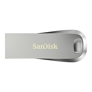 Sandisk Ultra Luxe, 128 GB, USB tipo A, 3.2 Gen 1 (3.1 Gen 1), 150 MB/s, Sin tapa, Plata SDCZ74-128G-G46