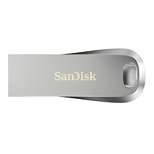 Sandisk Ultra Luxe, 256 GB, USB tipo A, 3.2 Gen 1 (3.1 Gen 1), 150 MB/s, Sin tapa, Plata SDCZ74-256G-G46