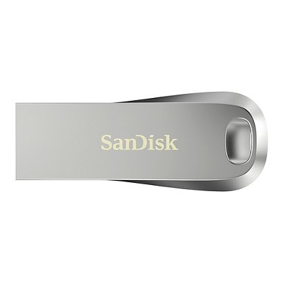 SanDisk Ultra Luxe, 64 Go, USB Type-A, 3.2 Gen 1 (3.1 Gen 1), 150 Mo/s, Sans capuchon, Argent SDCZ74-064G-G46 - 1