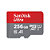 SanDisk Ultra microSD, 256 Go, MicroSDXC, Classe 10, UHS-I, 100 Mo/s, Gris, Rouge SDSQUNR-256G-GN6TA - 1