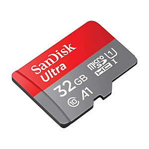 SanDisk Ultra Tarjeta de memoria microSDHC con adaptador SD, UHS-I, clase 10, A1, 120 MB/s, 32 GB, SDSQUA4-032G-GN6MA