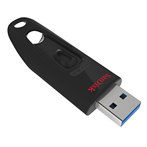 SanDisk Ultra Unidad flash USB 3.0, 64 GB, negro SanDisk Ultra Unidad flash USB 3.0, 64 GB, negro
