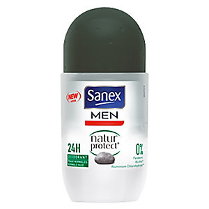 SANEX Déodorant bille Sanex Natur Protect Homme peaux normales, le flacon de 50 ml