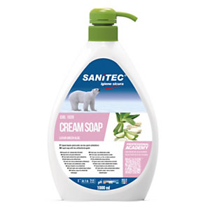 SANITEC Crema di sapone antibatterico CREAM SOAP LUXOR GREEN, Aloe Verde, Flacone 1 l