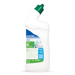 SANITEC Detergente disincrostante gel per WC e Orinatoi WC GREEN POWER, Tappo di sicurezza, Flacone 750 ml