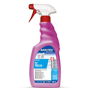 SANITEC Detergente igienizzante per frigoriferi/freezer S2 Freezer, Flacone spray 500 ml
