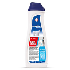 SANITEC Detergente sgrassante clorinato elimina odori per superfici dure ACTIVE CHLOR GEL, Flacone 1000 ml SANITEC Detergente sgrassante clorinato elimina odori per superfici dure ACTIVE CHLOR GEL, Flacone 1000 ml