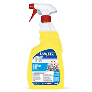 SANITEC Detergente sgrassante universale DEGREASER ULTRA, Limone, Flacone spray 750 ml
