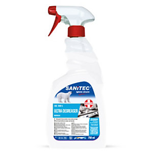 SANITEC Detergente sgrassante universale Ultra Degreaser, Marsiglia, Flacone spray 750 ml