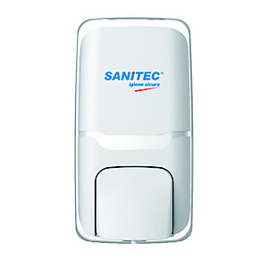 SANITEC Dispenser manuale per sapone liquido Easy Soap, Bianco