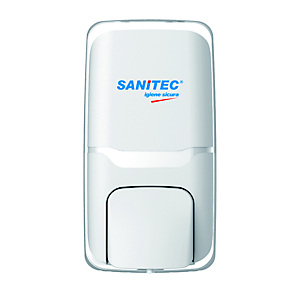 SANITEC Dispenser manuale per sapone liquido Easy Soap, Bianco SANITEC Dispenser manuale per sapone liquido Easy Soap, Bianco