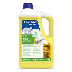 SANITEC Green Power Lavastoviglie Detergente lavastoviglie professionali, Flacone 6 kg SANITEC Green Power Lavastoviglie Detergente lavastoviglie professionali, Flacone 6 kg