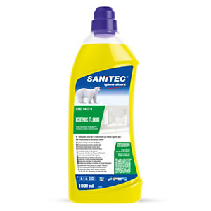 SANITEC IGIENIC FLOOR Detergente pavimenti, Fiori d'Arancio e Bergamotto, Flacone 1000 ml