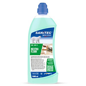 SANITEC Neutro Floor Detergente neutro per pavimenti delicati, Flacone da 1000 ml