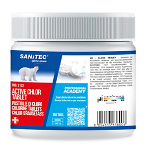 SANITEC Pastiglie a base di cloro concentrato ACTIVE CHLOR TABLET (confezione 500 g) SANITEC Pastiglie a base di cloro concentrato ACTIVE CHLOR TABLET (confezione 500 g)