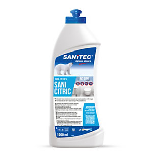 SANITEC Sani Citric Bagno Disincrostante acido per WC e bagni, Flacone 1000 ml