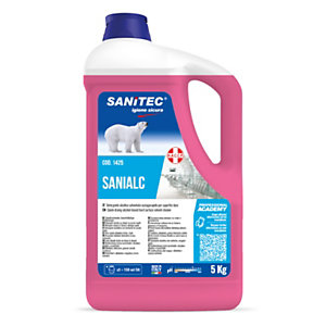 SANITEC Sanialc Detergente alcolico universale, Tanica 5 kg
