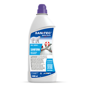 SANITEC SANIFORM Detergente igienizzante pavimenti, Brezza Polare, Flacone 1000 ml
