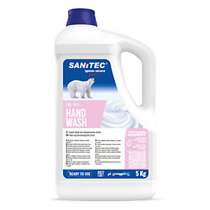 SANITEC Sapone liquido HAND WASH, Karitè, Flacone 5 l