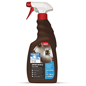 SANITEC SUPERFICI IN PELLE Detergente delicato a pH neutro per superfici in pelle, Flacone spray 500 ml SANITEC SUPERFICI IN PELLE Detergente delicato a pH neutro per superfici in pelle, Flacone spray 500 ml