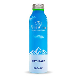 SANT'ANNA di Vinadio Acqua Minerale Naturale in alubottle, 500 ml (confezione 12 pezzi) SANT'ANNA di Vinadio Acqua Minerale Naturale in alubottle, 500 ml (confezione 12 pezzi)