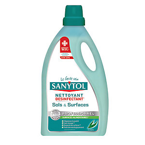 SANYTOL Désinfectant multi-usages nettoyant HACCP Sanytol eucalyptus 5 L