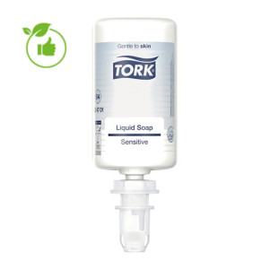Savon liquide extra doux Tork Premium S4 1 L, lot de 6 cartouches